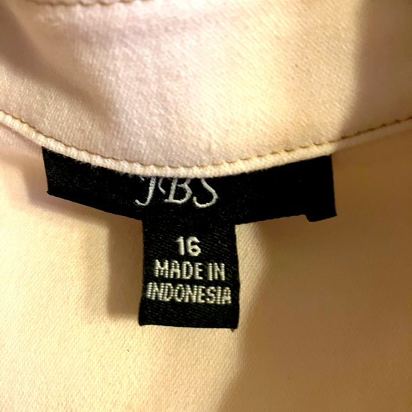 Vintage J.B.S. Size 16 Belted Shirt Dress - Picture 4 of 12